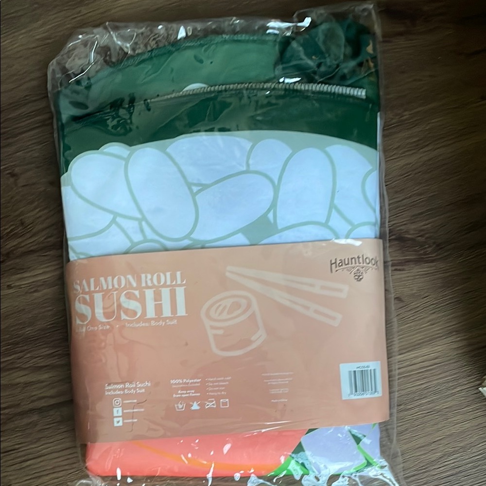 Hauntlook Salmon Roll Sushi Halloween Costume NWT